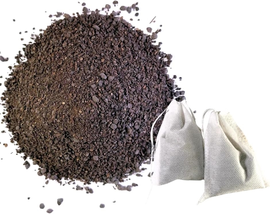 ミジンコ培養粉 200g 専用袋セット アクアリウム用(焦茶色)