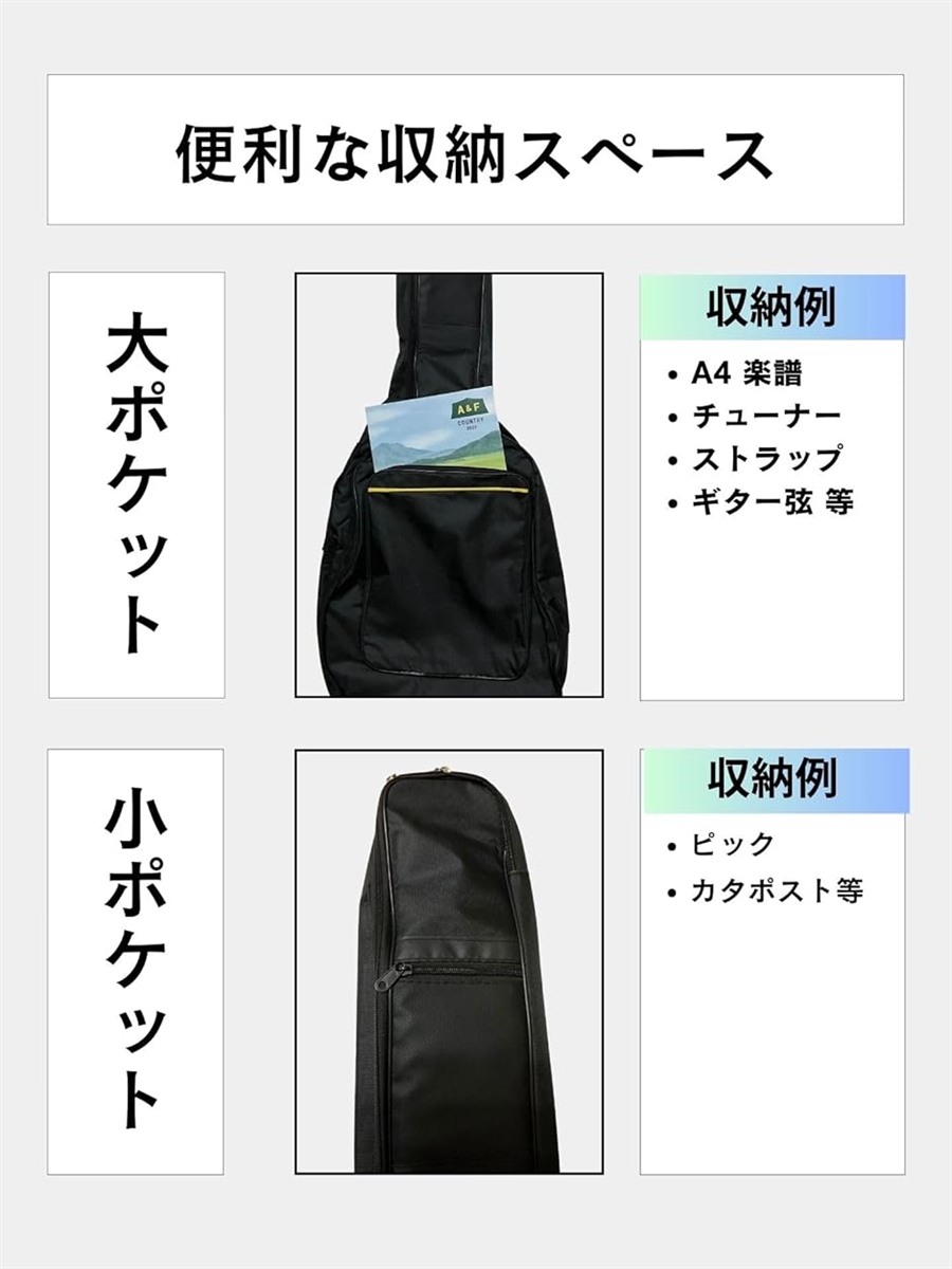 ギター ケース エレキ アコギ ベース ビッグ セミ アコースティック