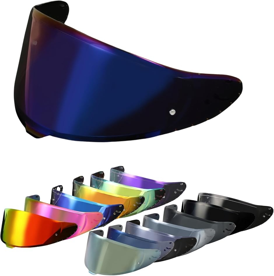 SHOEI X-Fifteen/Z-8 �Ή� CWR-F2 �V�[���h �ЊO�i �~���[�E�X���[�N�E�N���A UV�J�b�g �o�C�N (�u���[)