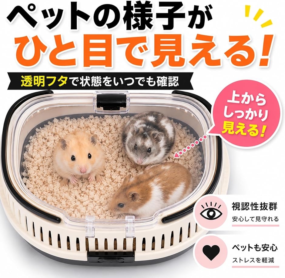 小動物 おでかけ ケージ お出かけキャリー ケース ハリネズミ 子猫