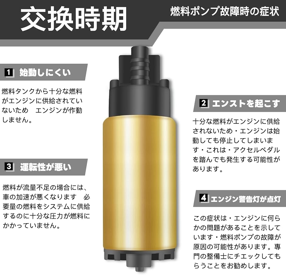 互換品】 燃料ポンプ ジムニー JA11 JA12 JB23 JB33 対応 フューエル