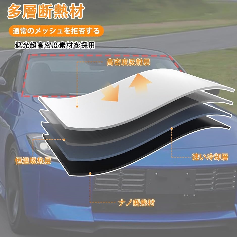 日産 フェアレディZ RZ34 2022〜2025に適用 サンシェード