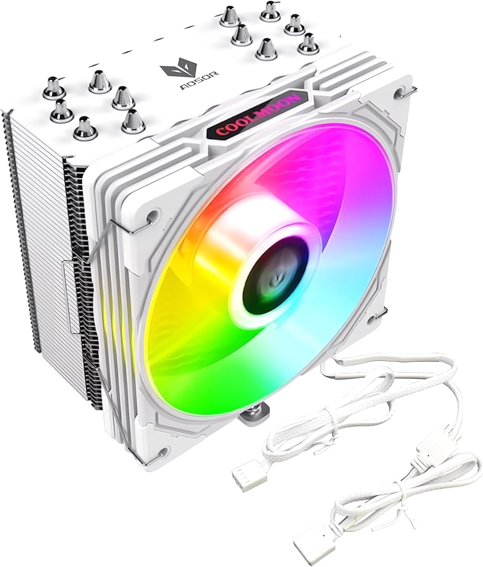 y݊izAS600 120mm LED ARGB 5v 3pin  TCht[ CPUN[[ LGA1700Ή(zCg)