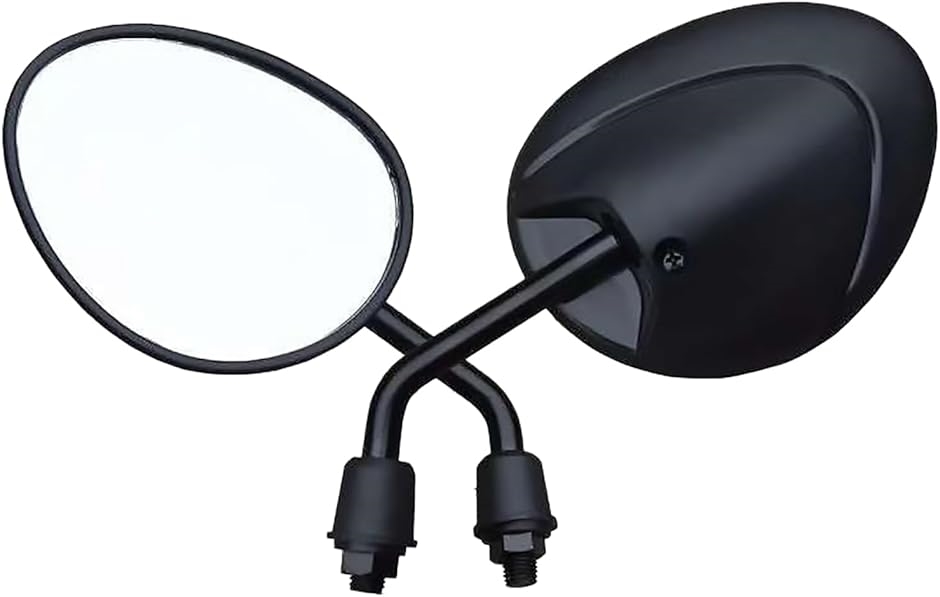 汎用 台湾ミラー ショートミラー コンパクト バイク 原付 8mm M8 左右