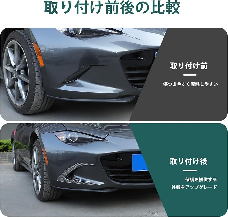 マツダ 純正 サスペンションキット　NDロードスター　2026年5月納車外し 互換品】 新型 マツダ ロードスター ND系 ガーニッシュ フロント