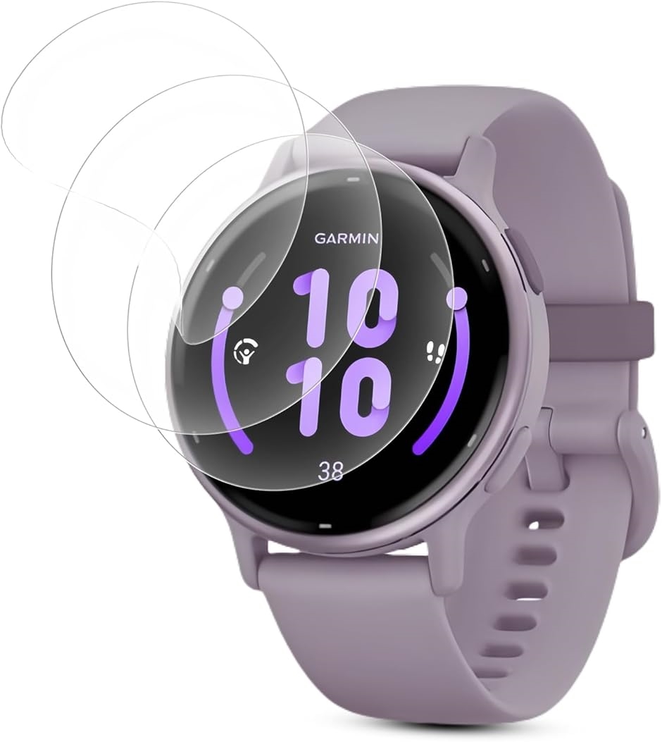 3���Z�b�gGARMIN �K�[�~��vivoactive 5 �t�B���� �_�炩��TPU�f�� �����C�� �C�A�[�� MDM(VEV-VNB-0653)