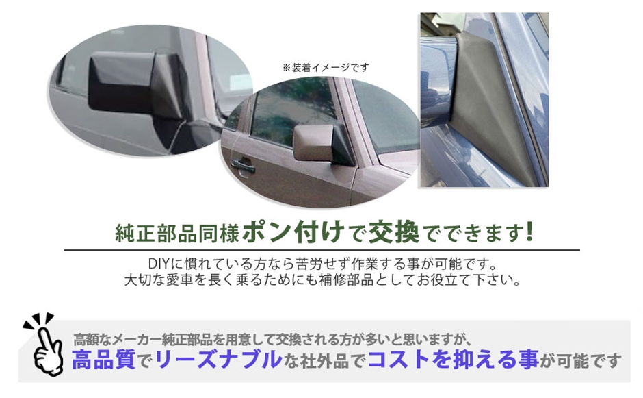 ベンツ 用 左ハンドル 車用 サイドミラー キャップカバー ドアミラー