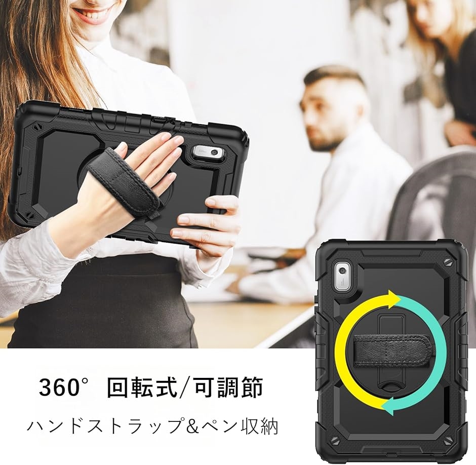 Lenovo Tab B9 ケース 2024 耐衝撃 保護フィルム付きフレーム ペン収納