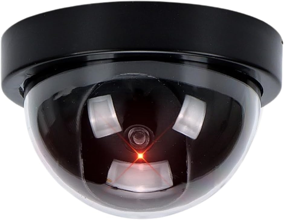 Yahoo! Yahoo!ショッピング(ヤフー ショッピング)防犯カメラ ダミーカメラ ドーム型 屋外 LED 光る 自宅 オフィス 店舗 監視 セキュリティ グッズ 電池式