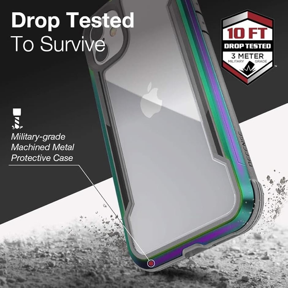 iPhone 14 Plus 6.7インチ 対応 ケース カバー 米軍MIL規格 x MDM