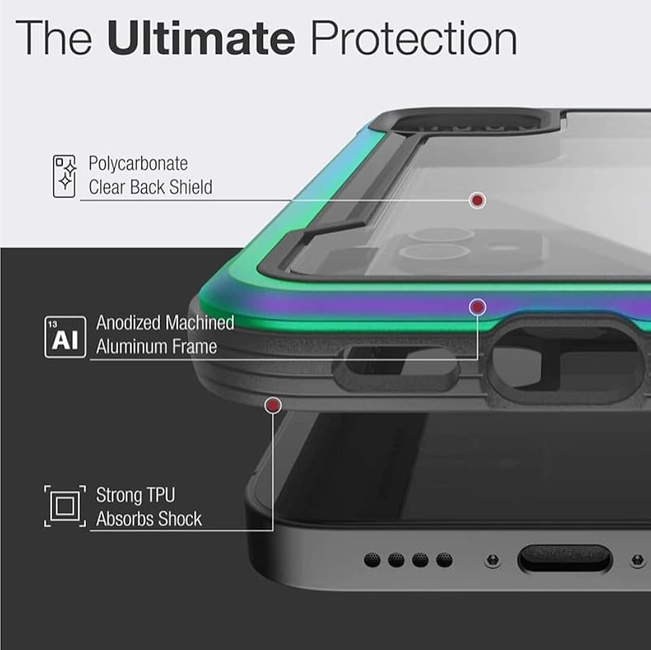 iPhone 14 Plus 6.7インチ 対応 ケース カバー 米軍MIL規格 x MDM