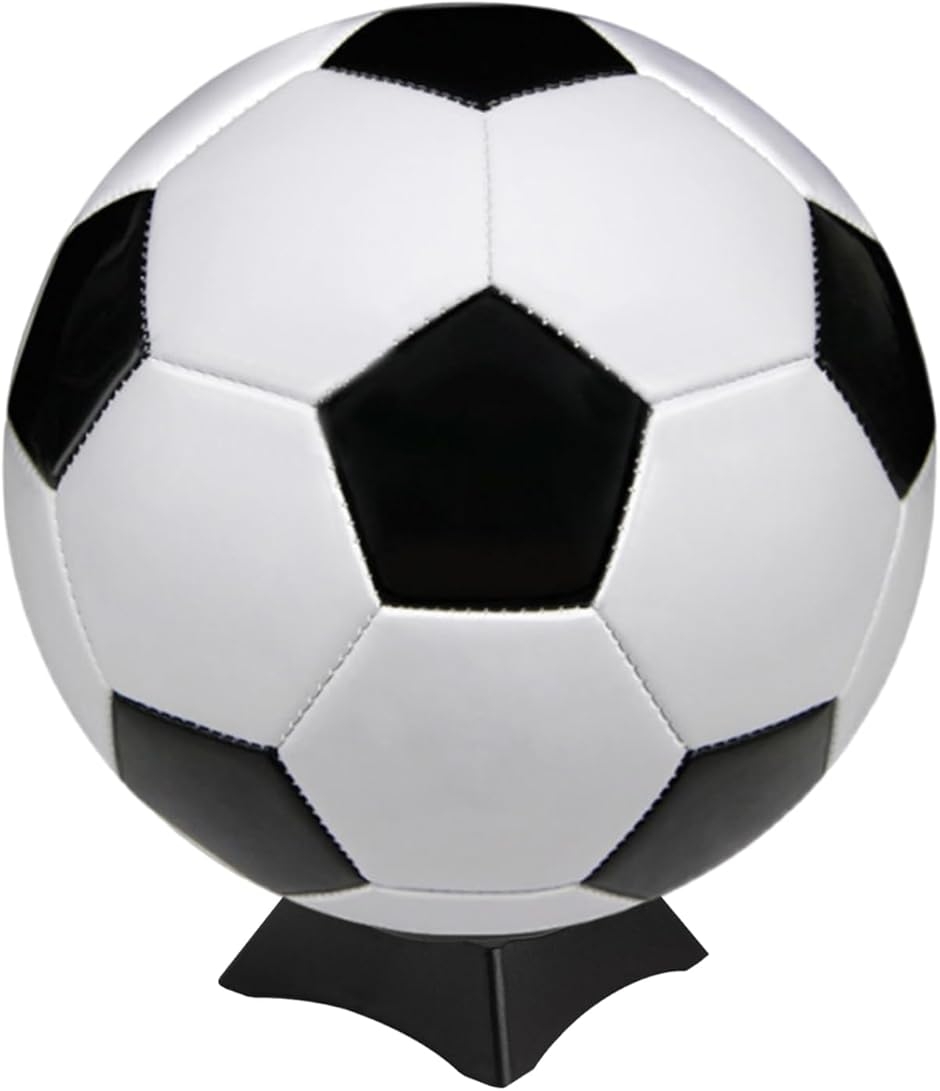 サインボール サッカー 記念 メッセージ 空気入れ 台座付き a511 (白