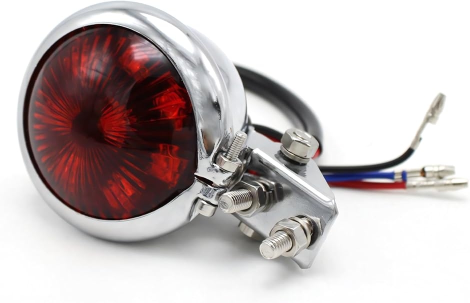 バイク テールランプ テールライト リア LED ブレーキランプ 汎用 丸型