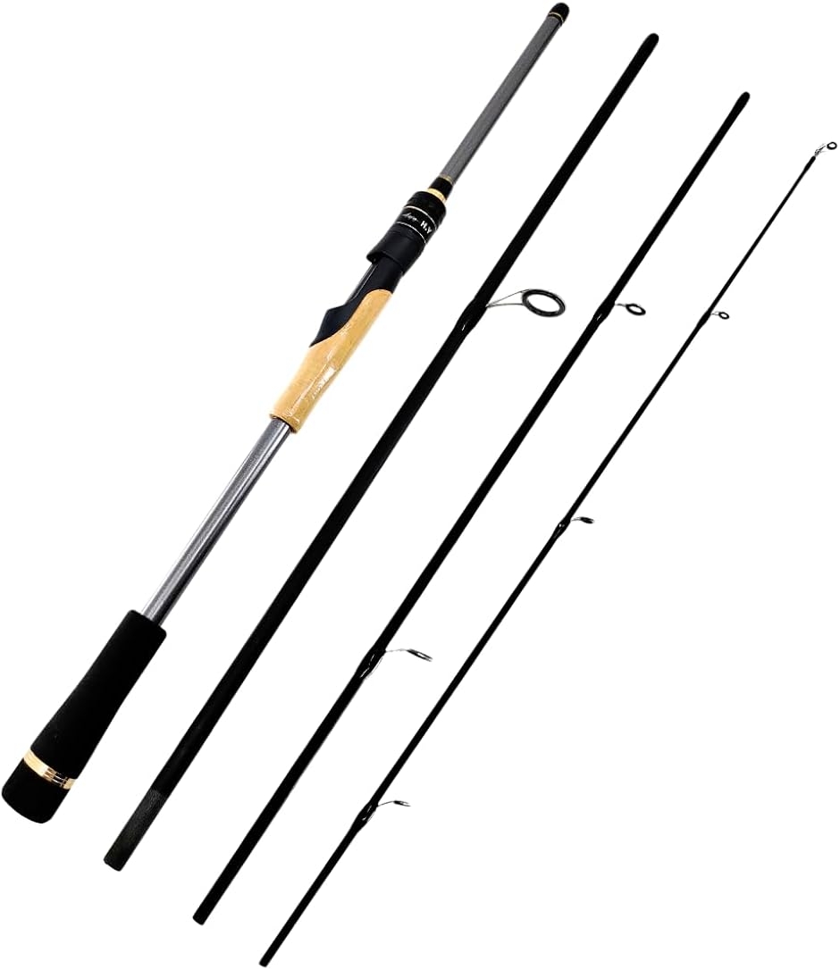 2.1m 7ft MLルアーロッド 4ピース 適合wt4〜25g パックロッド チニング