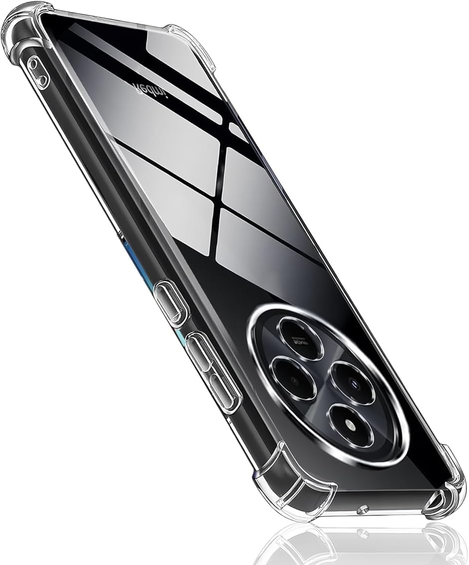 �Ή� Xiaomi Redmi 14C �p �P�[�X �S�� �N���A�J�o�[ �ϏՌ� �J�����ی� �Ռ��z�� Qi�[�d MDM(HCU-9CI-815)