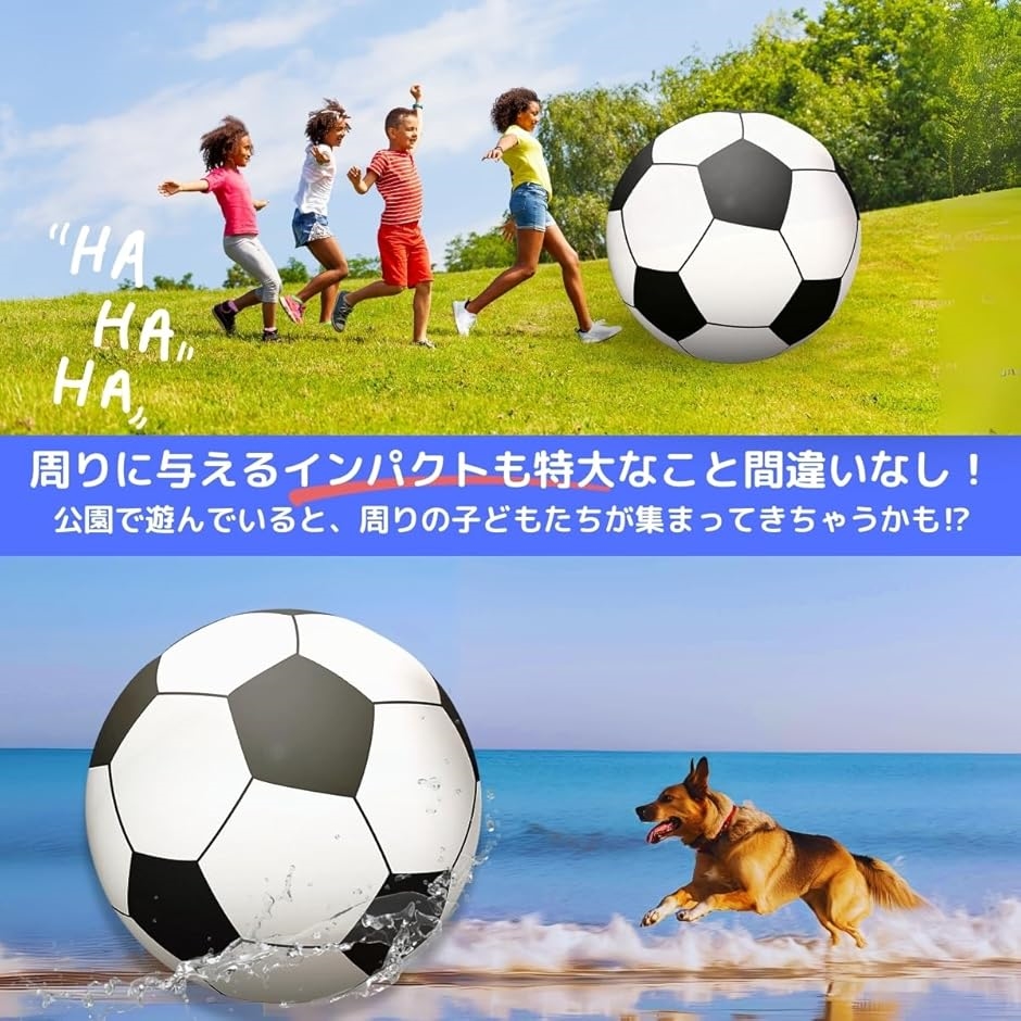巨大 サッカーボール ビーチボール 大きい ジャンボ マリンスポーツ