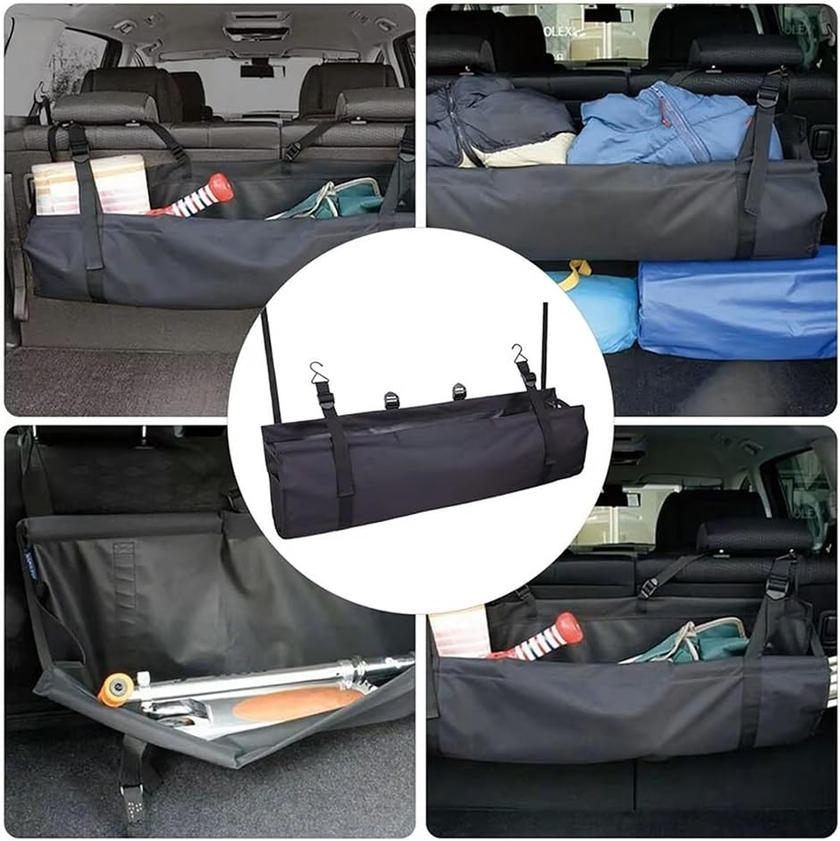 【とても値下げ中】トランクバッグ 車用収納バッグ トランクバッグ 大容量 ラゲッジバッグ 黒