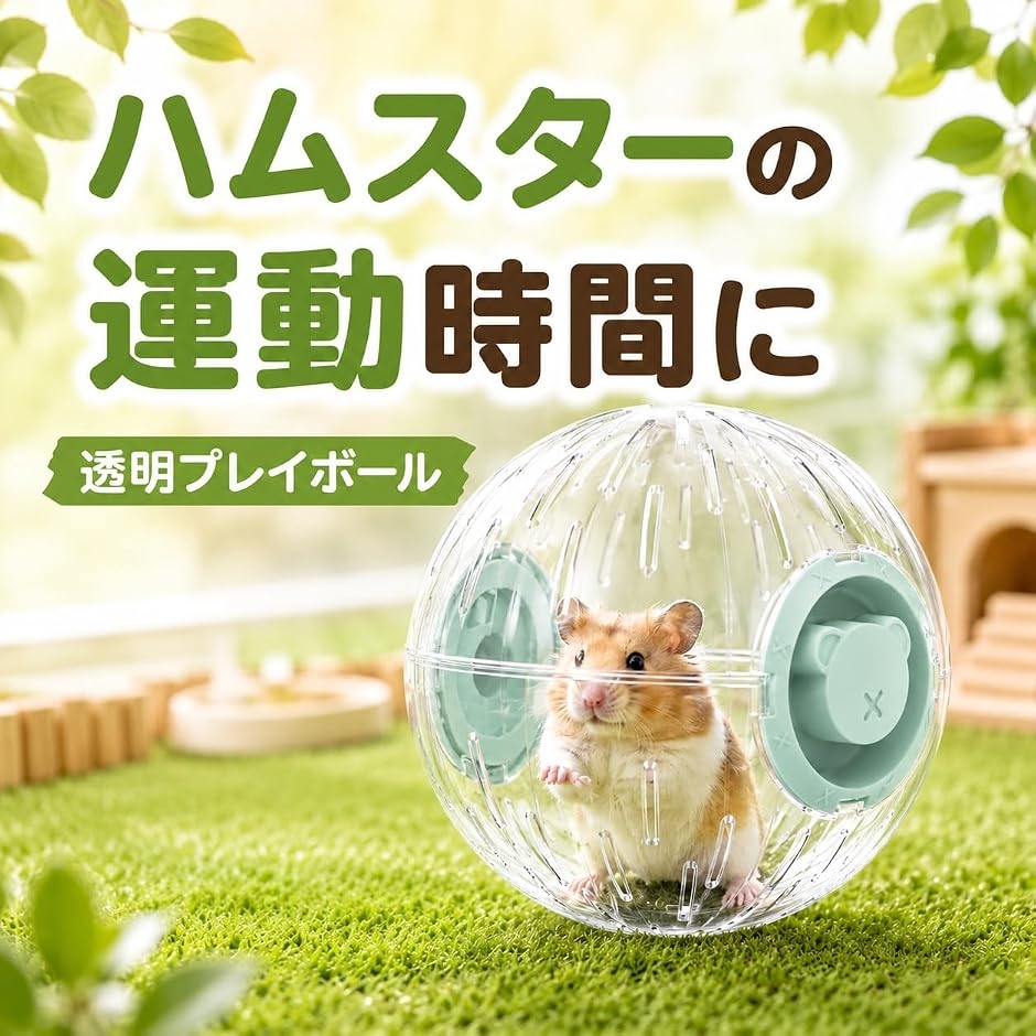 ハムスター おもちゃ ハムスターボール あそび道具 散歩 ランナー