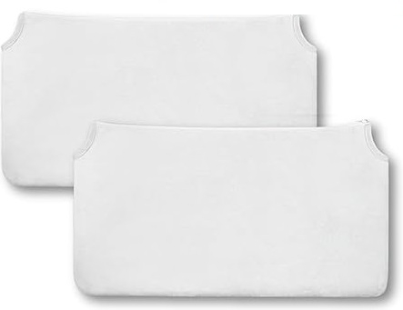 2025年新モデル 猫 窓用 ハンモック 専用 ファスナー式 大型 (無地グレーベルベットカバー2枚セット,  大（30cmx52cm）)