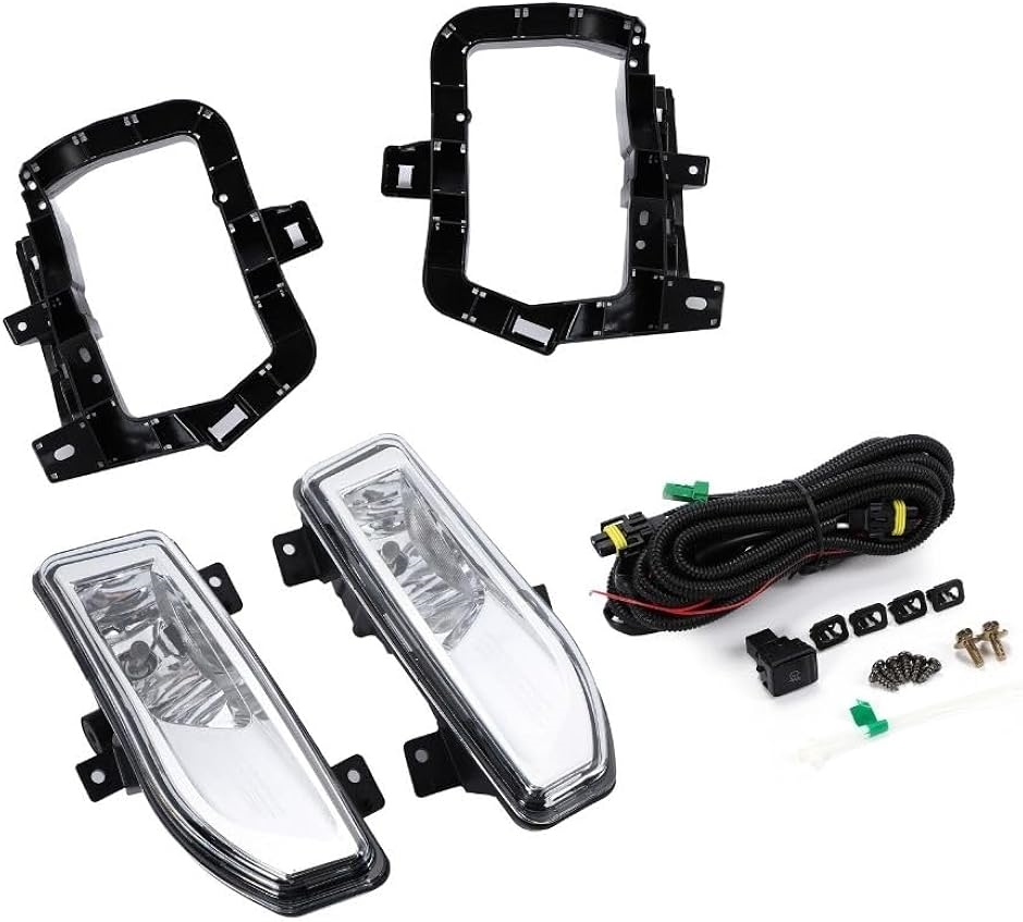 互換品】日産 用 ノート フロント フォグ ライト 後付け キット E12