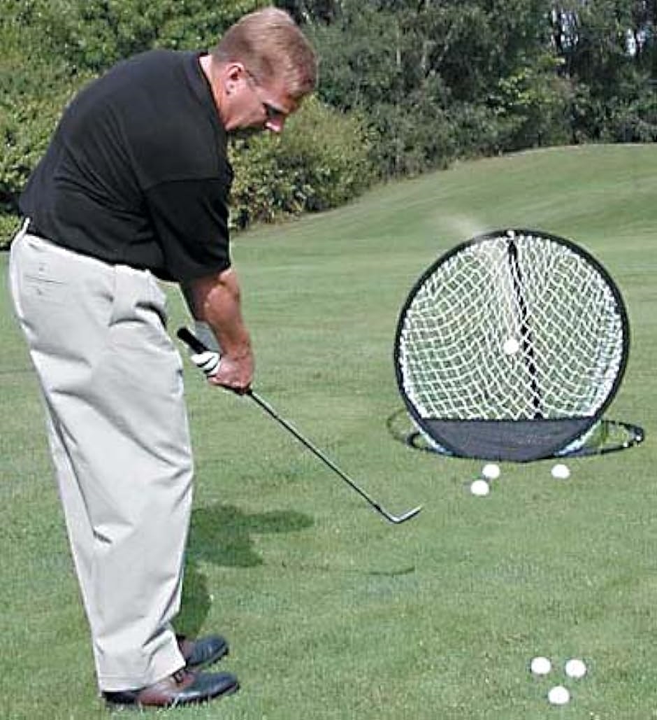 アプローチ練習 ゴルフネット おりたたんで持ち運び可 練習用ボール付きセット( ゴルフボール5個付セット)｜zebrand-shop｜02