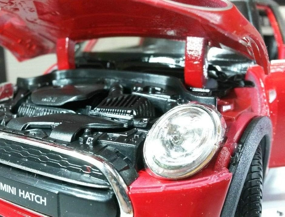 Diecast BMW Mini Cooper Red - 1:24 Scale Car : ゼブランドショップ