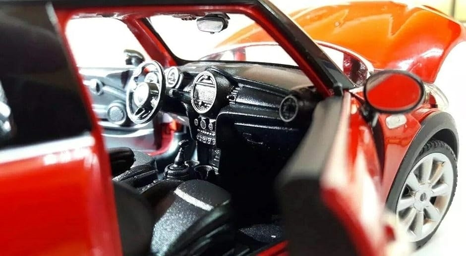 Diecast BMW Mini Cooper Red - 1:24 Scale Car : ゼブランドショップ