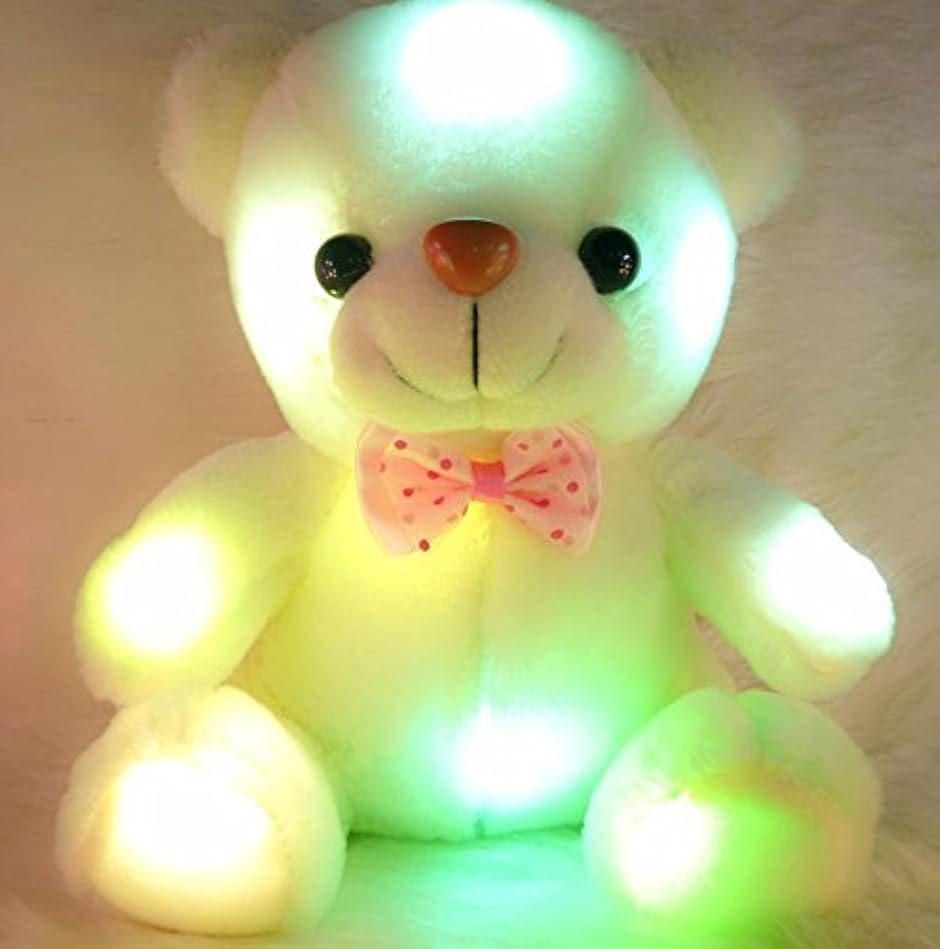 ７色に光る クマ ぬいぐるみ ＬＥＤ ベア プレゼント 熊 贈り物( ラッピング) | ブランド登録なし | 02