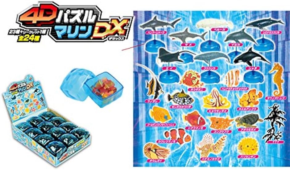 海洋生物の立体パズル マリン DX 12個セット｜zebrand-shop