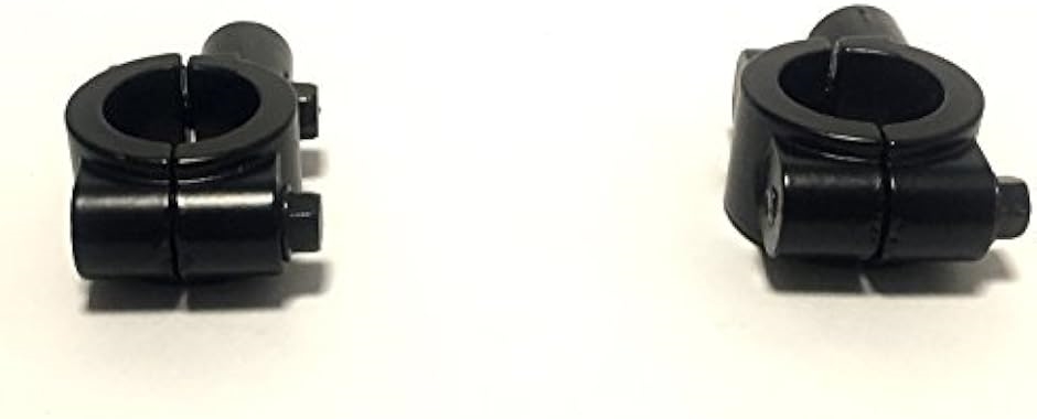 ミラー ホルダー 2個セット クランプ ブラケット バイク ハンドル 汎用 22mm ブラック 8mm( ブラック 8mm 正ネジ)｜zebrand-shop｜05