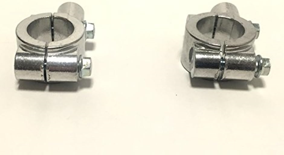 ミラー ホルダー 2個セット クランプ ブラケット バイク ハンドル 汎用 22mm シルバー 10mm( シルバー 10mm 正ネジ)｜zebrand-shop｜05