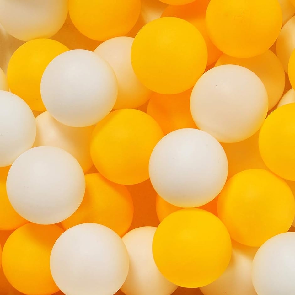 ピンポン玉 娯楽用 卓球ボール 収納袋付き プラスチック 無地 オレンジ 100個( 02 オレンジ ｘ 100個,  40mm)｜zebrand-shop｜04