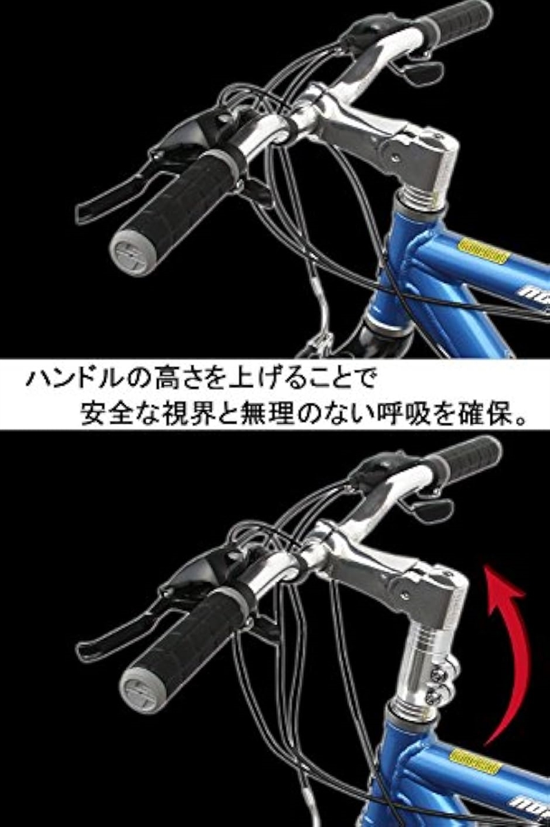 自転車 ハンドルアップ ヘッドセット エクステンダー チューブ クロスバイク( ブラック)｜zebrand-shop｜03