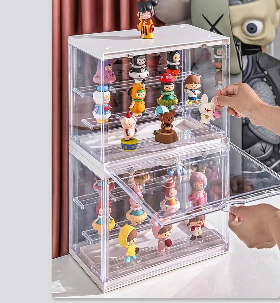 アクリル ディスプレイケースフィギュアケース 31x16x23cm三段ステージ 楽天市場】送料無料 アクリルスタンド アクリルステージ 3段