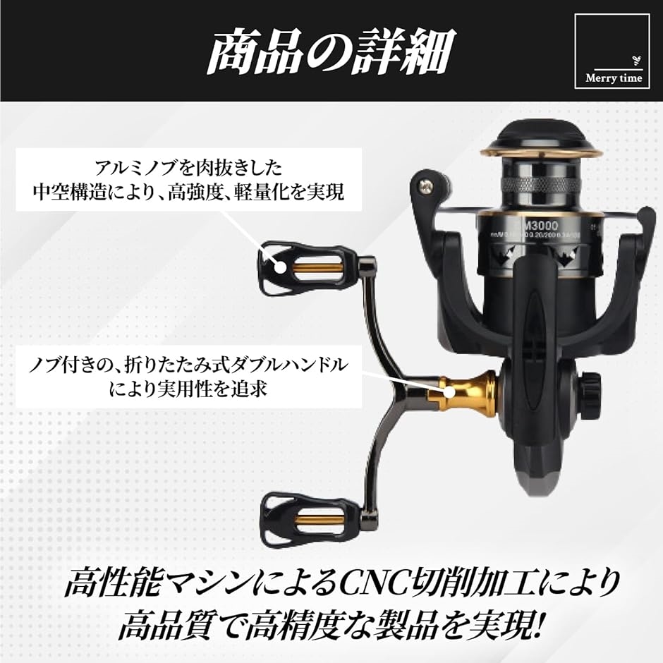 互換品 スピニング リール カスタム ダブル ハンドル 交換 ノブ付き ダイワ DAIWA 1000 対応( ライトグリーン（薄緑）)｜zebrand-shop｜04