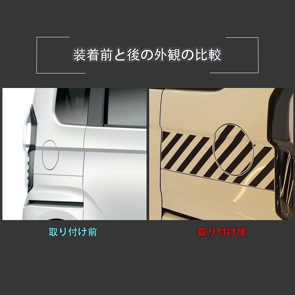 新型 ホンダ N-BOX JF3 JF4 2017〜2021に適用 車の燃料タンクキャップステッカー 車の装飾ステッカー 外装パーツ｜zebrand-shop｜03