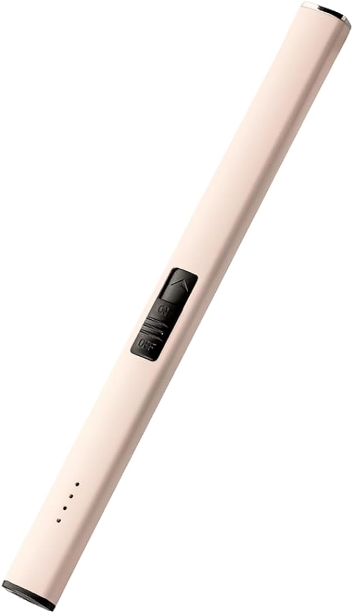 電子ライター 火が出ない 充電式 キャンドルライター USB-TypeC プラズマライター 線香 ローソク MDM( ピンク)｜zebrand-shop