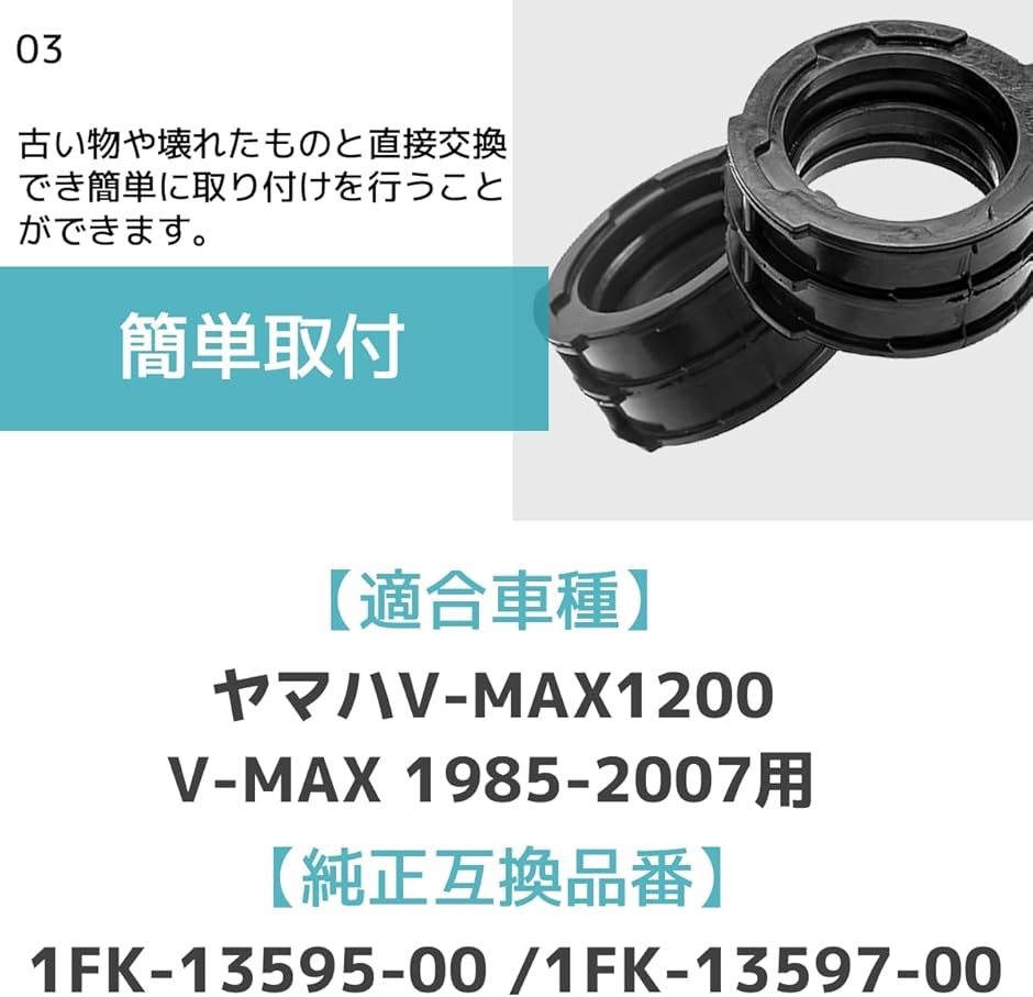 互換品】インテークマニホールド キャブ キャブレター インマニ ブーツ
