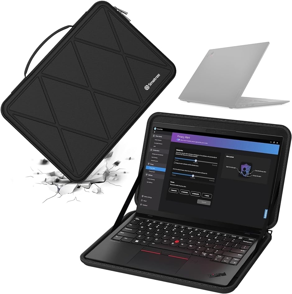 ハードEVA保護スリーブケース 13インチ Lenovo X1 Nano MDM( Black,  For Lenovo 13インチ（M29）)