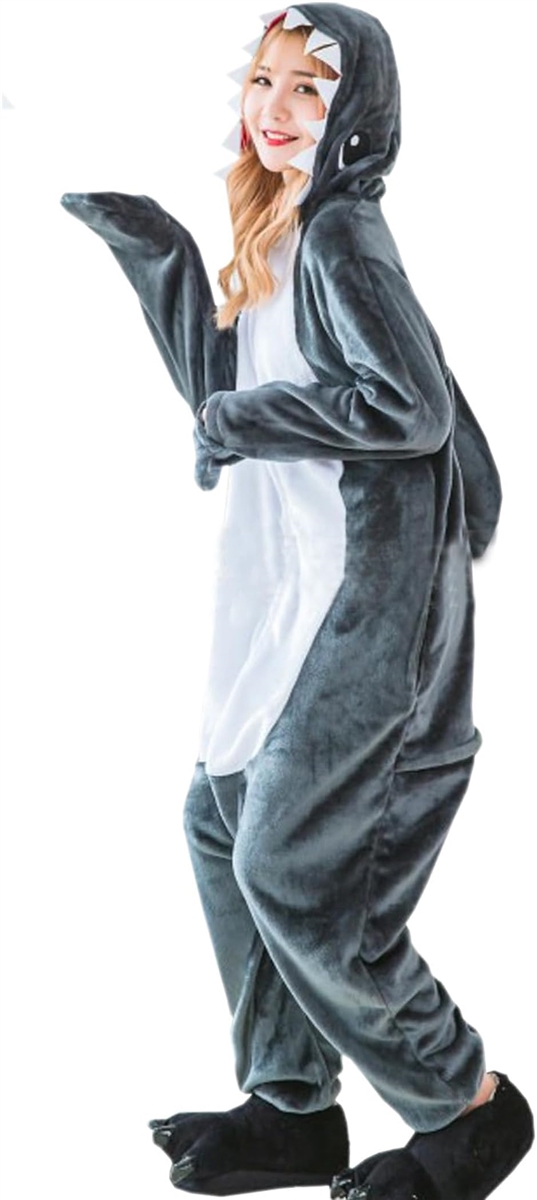 サメ 着ぐるみ パジャマ 大人用 きぐるみ ハロウィン コスプレ 仮装 コスチューム｜zebrand-shop