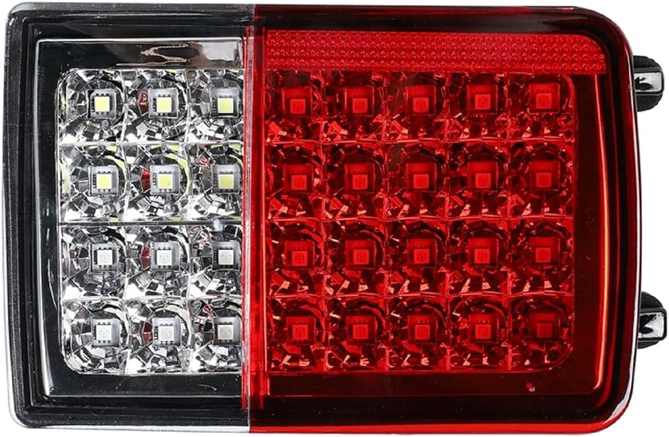 左右 セット 流れるウインカー シーケンシャル テールランプ レンズ オール LED フルLED 点滅 切替 外装( レッドクリア)｜zebrand-shop｜02