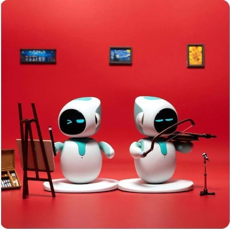 アイリック Eilik 感情的知性を備えたデスクトップコンパニオンロボット( ブルー,  11x11x13cm)｜zebrand-shop｜09