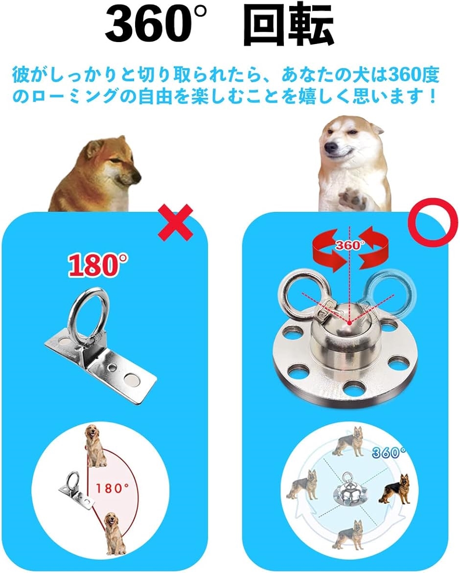 ドッグアンカー 犬用アンカー ドッグポール 係留ステッキ 犬用ケーブル