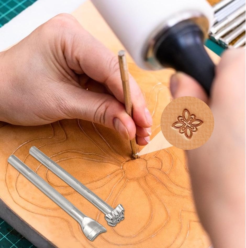 レザークラフト 刻印 打ち具 57本セット