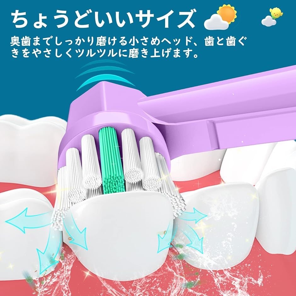 【互換品】ブラウン 互換品 オーラルB 対応 ...の詳細画像3
