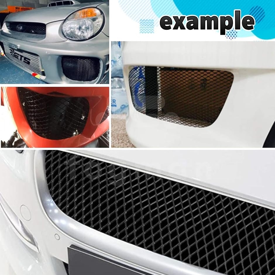 車用メッシュグリル ブラック シルバー フロントグリル グリルメッシュ 車 グリル メッシュ グリル