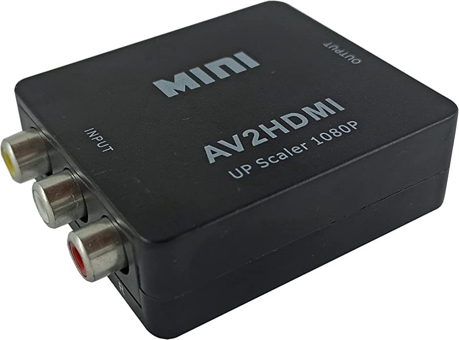 RCA メス to HDMI 変換コンバーター アナログ コンポジット 3色端子 AV デジタル変換｜zebrand-shop