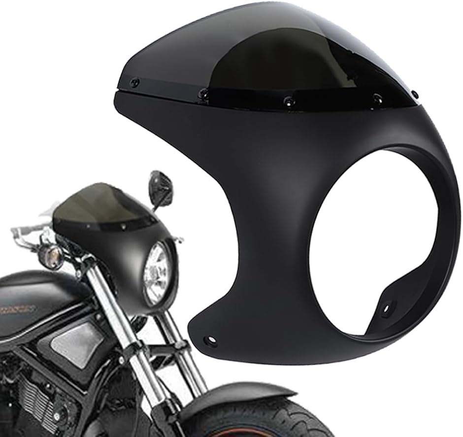 バイクロケットカウル 互換品】バイク カフェ レーサー フロント カウル ロケット ビキニ