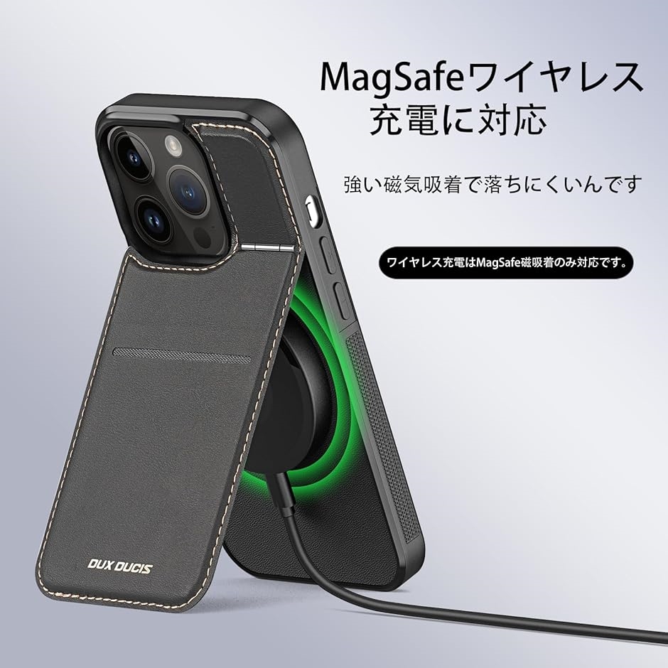 iPhoneケース 背面手帳型 背面ケース カード 手帳型ケース ICカード収納 MDM( iPhone 13 Pro)｜zebrand-shop｜03