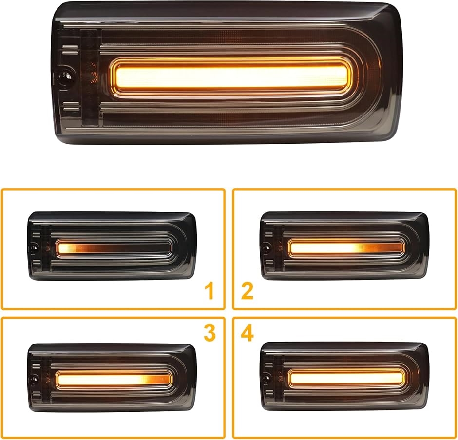 未使用　Gクラス W463 クリスタル　LED スモーク ウインカー テール ベンツ Gクラス W463 LED スモークレンズ シーケンシャル